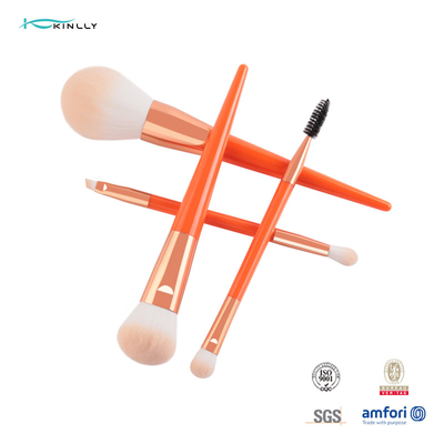 4pcs Protable Soft Bristles Cosmetics Brush Set แปรงแต่งหน้าสุดหรู