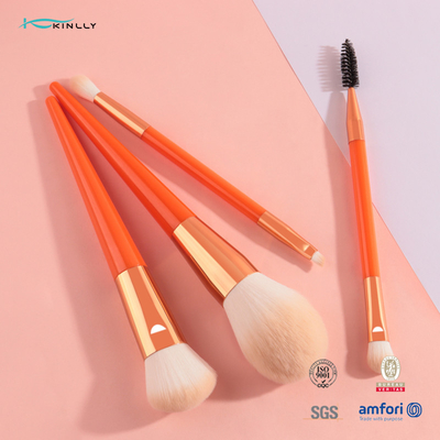 4pcs Protable Soft Bristles Cosmetics Brush Set แปรงแต่งหน้าสุดหรู