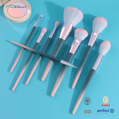 Premium Make up Cosmetic Brush ชุดแปรงแต่งหน้าสำหรับ Blending Blush Concealer Eye Shadow, Cruelty-Free Synthetic Hair