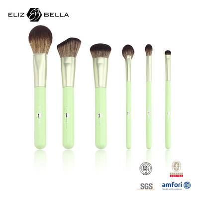 กระเป๋าไม้ สีผมสังเคราะห์ แบรชเครื่องแต่งหน้า OEM เบลล์ส่วนตัว