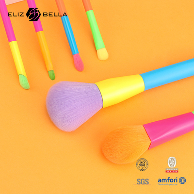 12pcs Professional Multi-Color Makeup Brush Set For Foundation Powder Blush Eyeshadow, สีสวย สีสวย