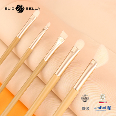 11 ชิ้น Nice Wooden Handle Beauty Makeup Brush เครื่องมือ, อลูมิเนียม Ferrule เครื่องแปรงความงาม, เครื่องแปรงผมสังเคราะห์