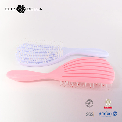 สะอาดต่อสิ่งแวดล้อม ผู้ผลิต Airbag Comb Set พลาสติกจับ Massage ไม้ Paddle ผมแปรง