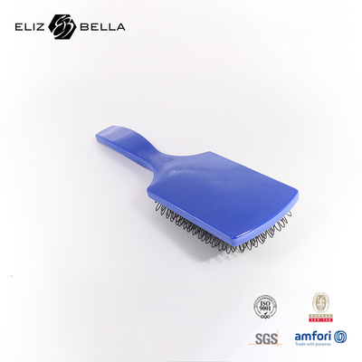 สี่เหลี่ยม หุ้มลม Detangling Brush Massage Comb Deman โลโก้ที่กําหนดเอง Curved Wave Brush Labyrinth Hair Brush สําหรับเครื่องแห้งผม