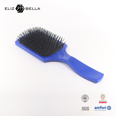 สี่เหลี่ยม หุ้มลม Detangling Brush Massage Comb Deman โลโก้ที่กําหนดเอง Curved Wave Brush Labyrinth Hair Brush สําหรับเครื่องแห้งผม