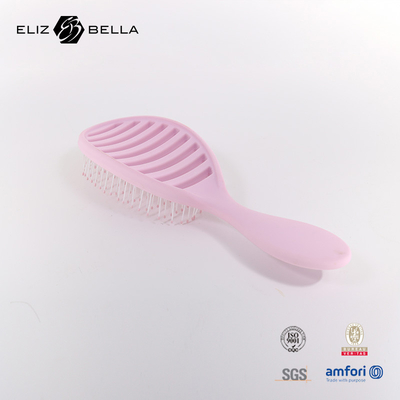 แบรนด์ส่วนตัว สไตล์ผม Brush Common comb สีที่กําหนดเอง bristles นุ่มสําหรับการกําจัด tangle ง่าย