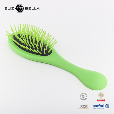 โลโก้ที่กําหนดเอง ดีไซน์ใหม่ 100% Labyrinth Biodegradable Curved Vented Hair Brush Detangling Hair Brush For Women Hair Curly Comb สีขน