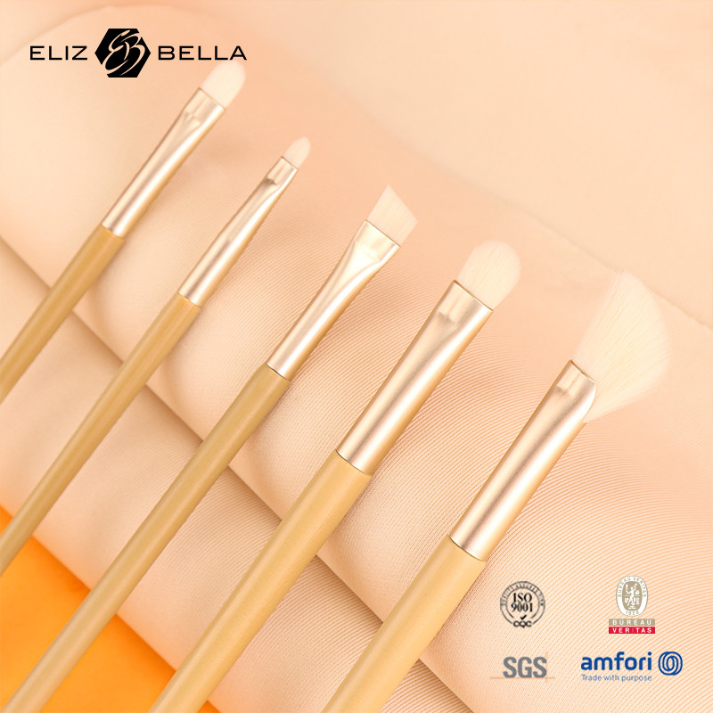 11 ชิ้น Nice Wooden Handle Beauty Makeup Brush เครื่องมือ, อลูมิเนียม Ferrule เครื่องแปรงความงาม, เครื่องแปรงผมสังเคราะห์