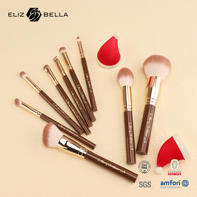 ชุดแปรงเครื่องสําอางสําหรับการเดินทาง ใช้กับ BLUSHER, CONCEALER, Pencil eyebrow, Eyeliner